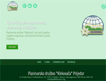 Tablet Screenshot of pdklekovaca.org